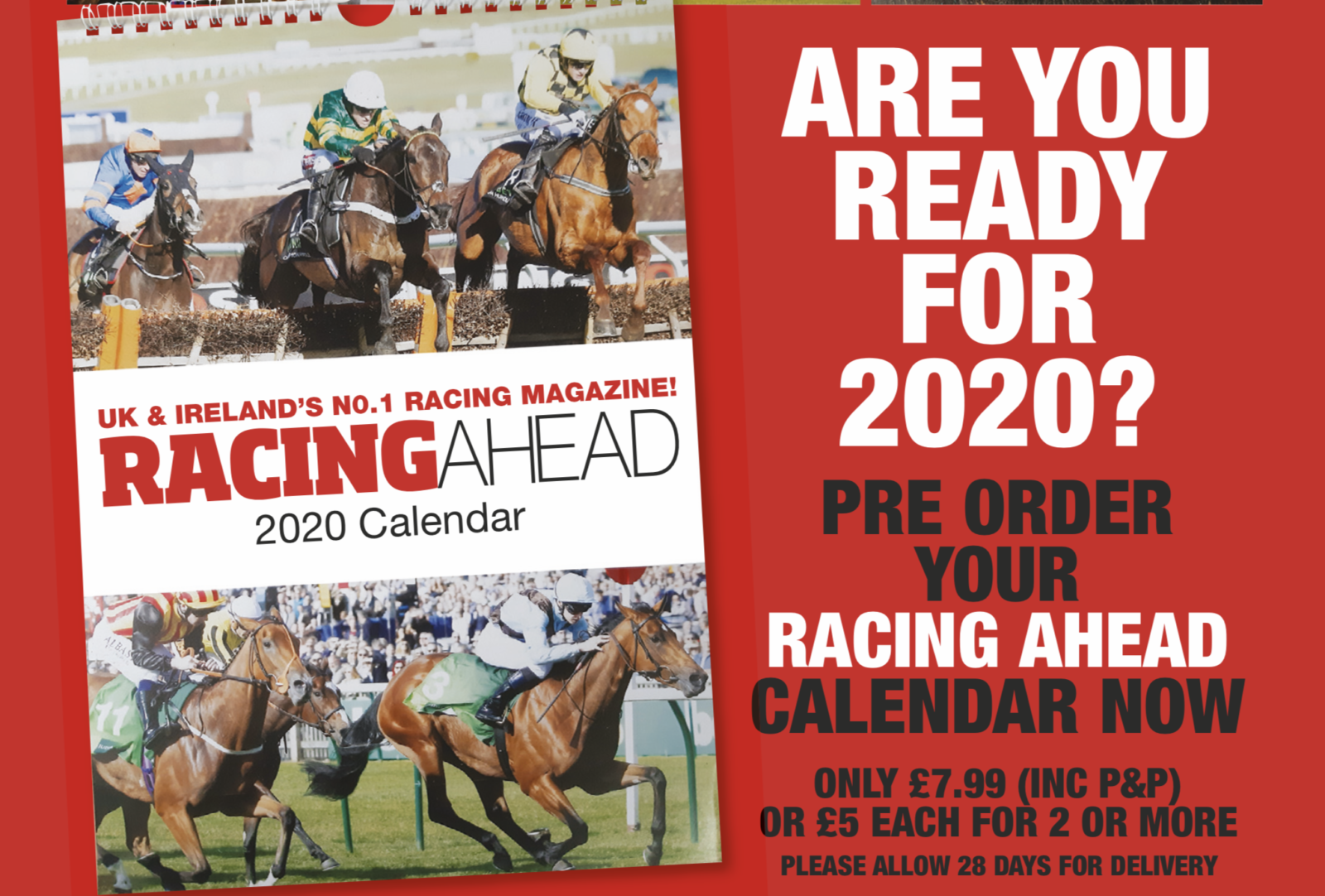 Calendar Racing Ahead