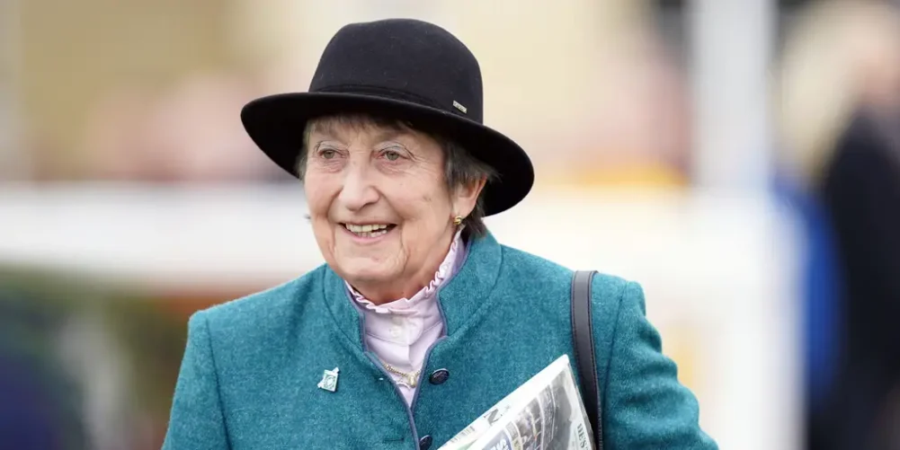 Henrietta Knight was back in the Cheltenham winner’s enclosure (Mike Egerton/PA)