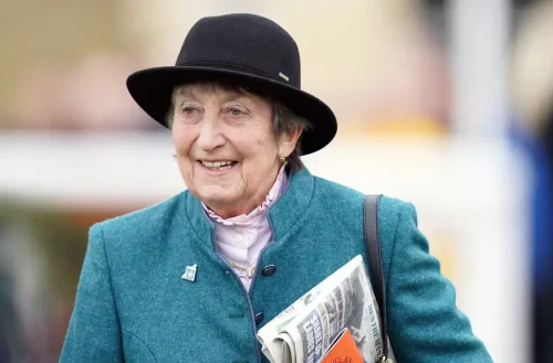 Henrietta Knight was back in the Cheltenham winner’s enclosure (Mike Egerton/PA)